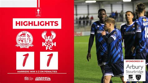 HIGHLIGHTS 20 Dec 22 AFC Fylde 1 1 Harriers Harriers Win 4 2 On