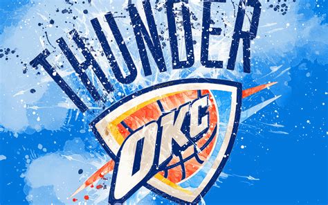 Oklahoma City Thunder Logo Drawings
