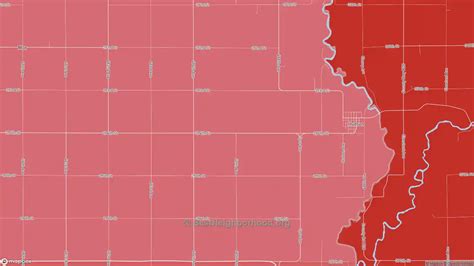 57034 Sd Political Map Democrat And Republican Areas In 57034