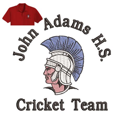 John Adams King Embroidery Logo Embroidery Logo Near Me
