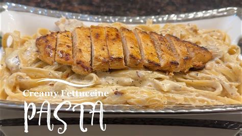 Spicy Fettuccine Alfredo Recipe Creamy Pasta With Chicken Steak