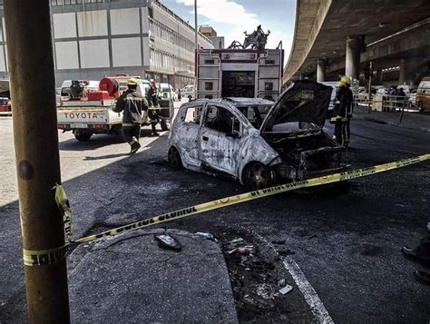 E Hail Driver S Car Set Alight In Gqeberha Cbd