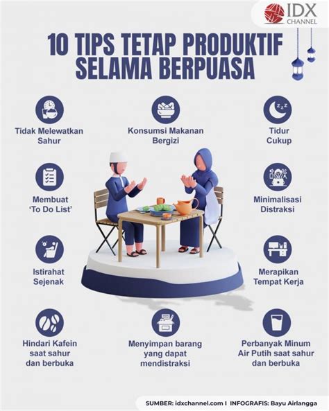 tips tetap produktif selama berpuasa dijamin rasa malas hempas