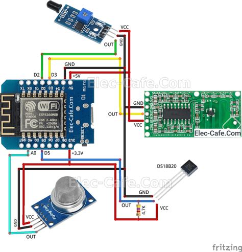 Wemos D Mini Multi Sensor With Home Assistant Esphome Elec Cafe