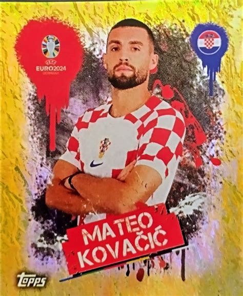 Mateo Kovacic CRO 3 Gold Topps Euro 2024 Kaufen Auf Ricardo