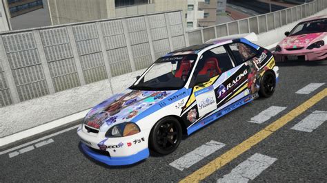 Itasha Honda Civic Ek Roselia Imai Lisa Bang Dream Gta