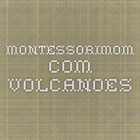 MontessoriMom Volcanoes Volcano Rock And Roll Decor