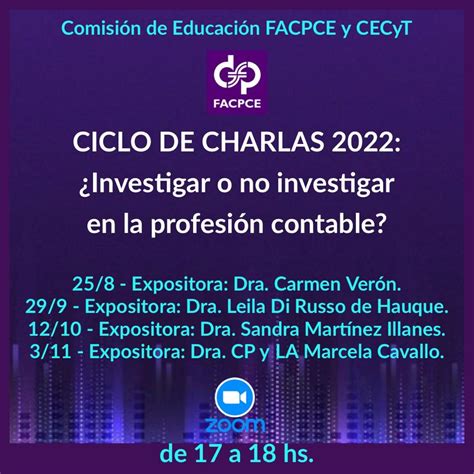 Ciclo De Charlas Sobre Investigar O No Investigar En La