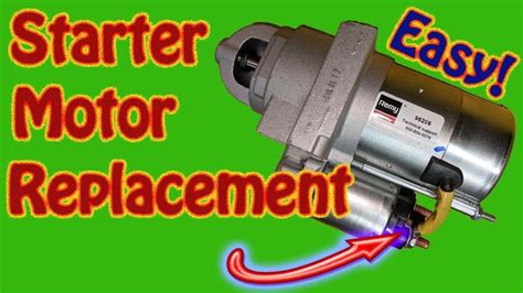 Chevy K1500 Silverado Gmc Sierra Starter Motor Replacement Starter