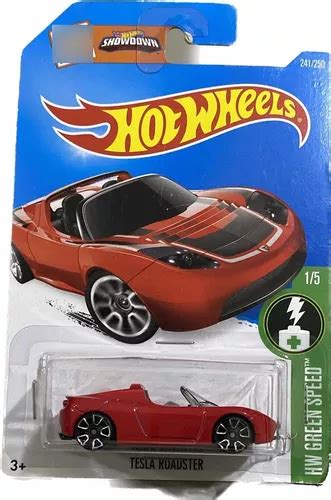 Hot Wheels Tesla Roadster Rojo Cuotas Sin Inter S