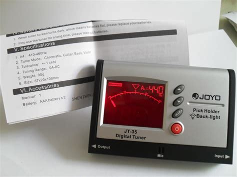 Joyo Tuner JT-35 тюнер для гитары купить в Москве в интернет-магазине ...