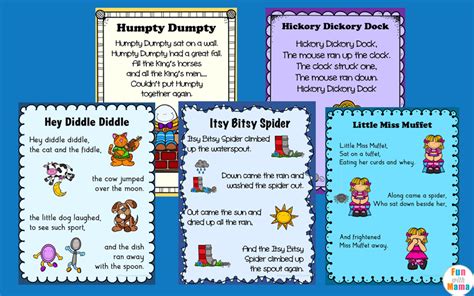 Nursery Rhymes For Kids Printable For Free