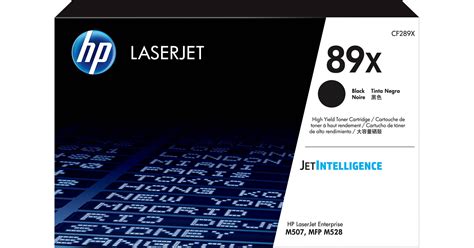 HP 89X Black High Yield LaserJet Toner Cartridge CF289X B&H