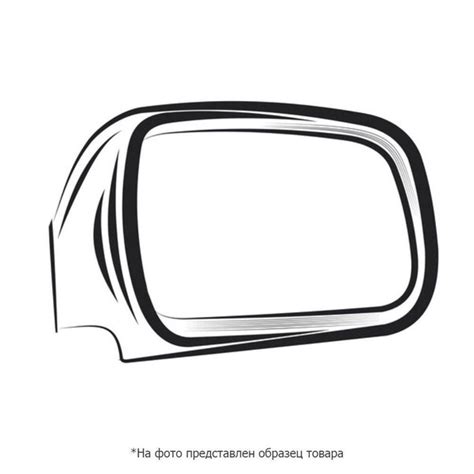 Зеркало правое электрическое с подогревом, грунтованное для Шевроле ...