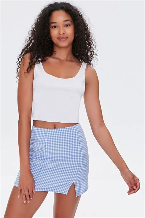 Checkered Mini Skirt