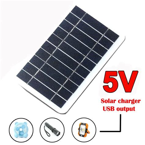 Plus Class Polysilicon 5v 5w 1000ma Solar Panel Output Usb Outdoor Po Lonten Technology