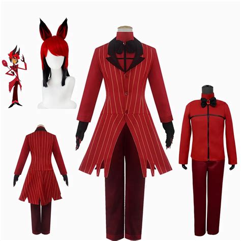 Hazbin Cosplay Hotel Alastor Uniform Cosplay Costume Men Women