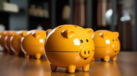 Premium Photo Piggy Bank In The Style Of Minimalist Photography Light