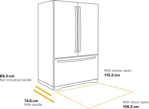 Refrigerator Sizes The Guide To Measuring For Fit Furniture Villa