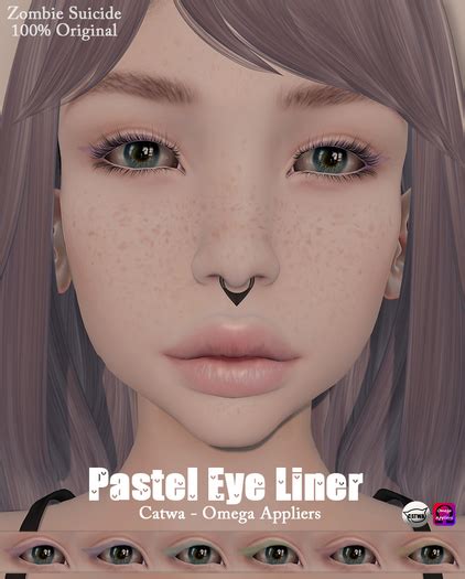 Second Life Marketplace Zs Pastel Eye Liner