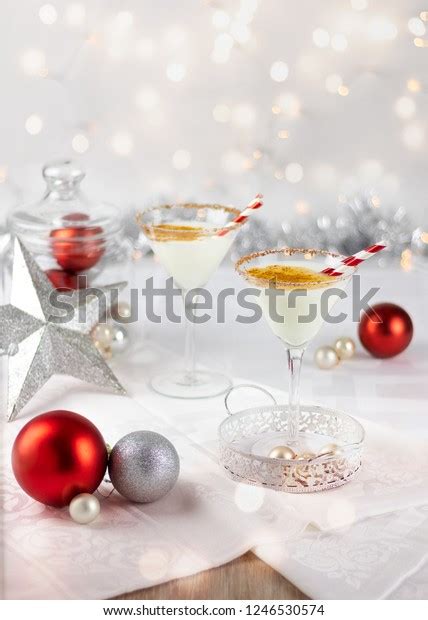 Christmas Martini Glass Over 8114 Royalty Free Licensable Stock