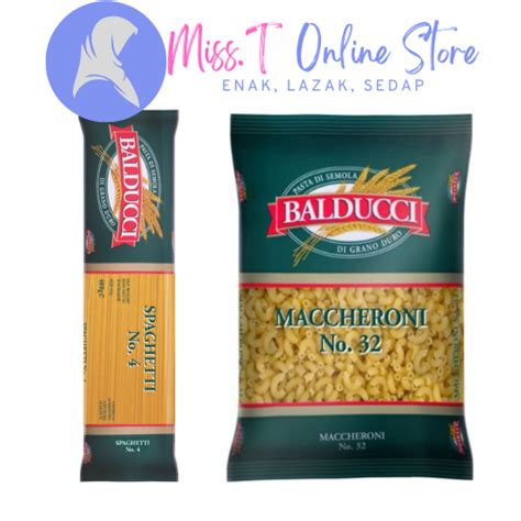 MT BALDUCCI Pasta Spaghetti Maccheroni 400gm Lazada