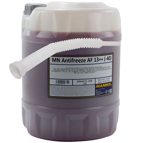Radiatorantifreeze MANNOL 20 liters -40°C outlettap buy online by, 38,99
