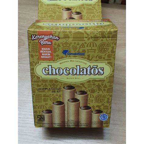 CHOCOLATOS WAFER ROLL RASA COKELAT 24 Pcs Shopee Malaysia