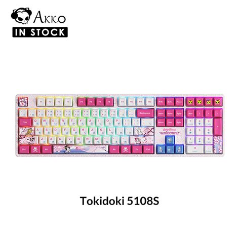 Akko Tokidoki S Hot Swappable Wired Mechanical Keyboard With RGB Backlit JDA Profile Dye