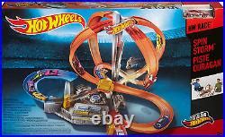 Car Track Set Hot Wheels Track Set With Toy Car Multi Lane Motorized Track With Crash Zo