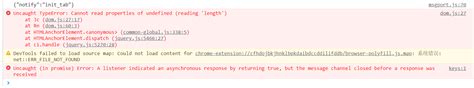 Javascript Error Uncaught Typeerror Cannot Read Properties Of