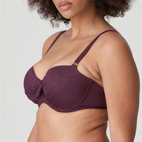 Bikini Top Med Fyld Primadonna Dalyan Balconette Bikini Wine