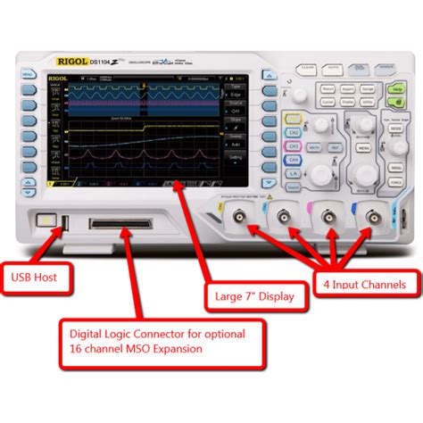 Rigol Ds Z Plus Mhz Digital Oscilloscope With Channels And