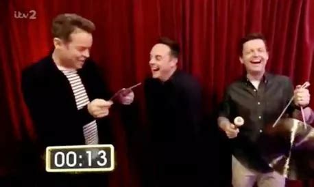 Ant Mcpartlin Sex Confessions Television Romp I M A Celeb Orgasm And Nude Selfie Daily Star