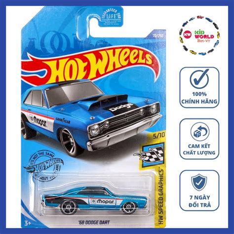 Xe mô hình Hot Wheels basic Dodge Dart GHF Shopee Việt Nam