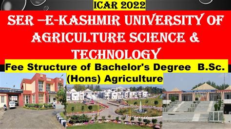 Sher E Kashmir University Of Agricultural Sciences Technology Of