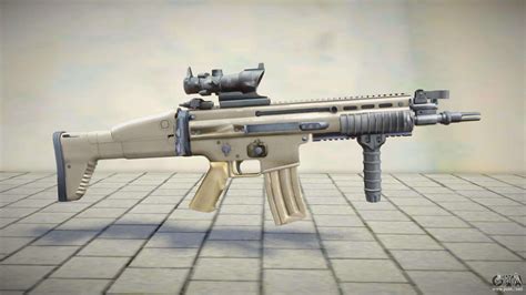 FN SCAR L Acog For GTA San Andreas