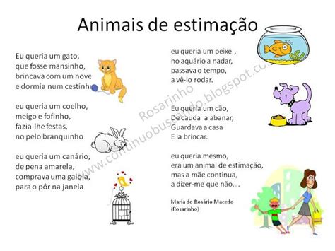 Poesias De Animais Com Rimas - Dia mundial do animal, poesias | Poesia sobre animais, Animais de ...