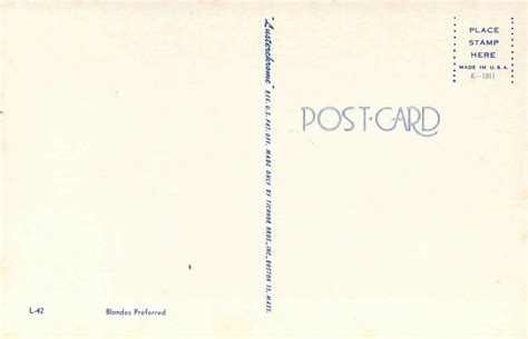 Vintage S Pinup Postcard Of Pretty Blond In Bikini Other Unsorted Postcard HipPostcard