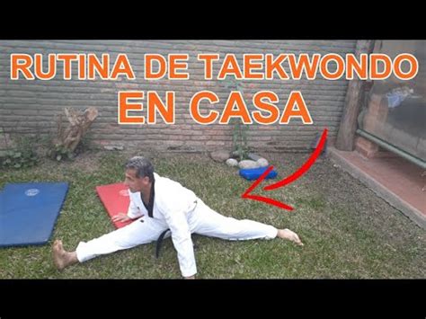 Rutina De Taekwondo En Casa Youtube