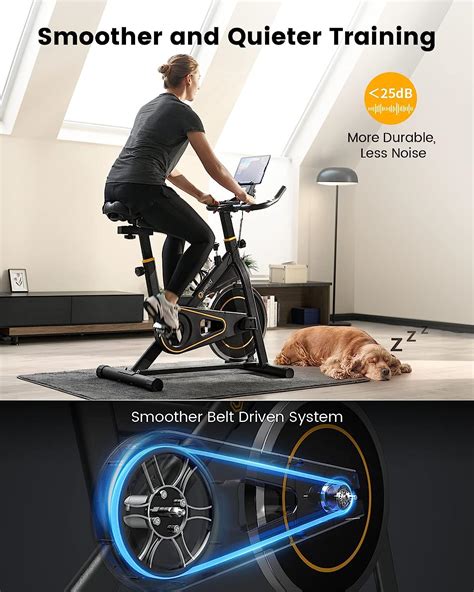 Buy UREVO indoor Cycling Bike, Stationary Exercise Bike 350 lbs Weight ...