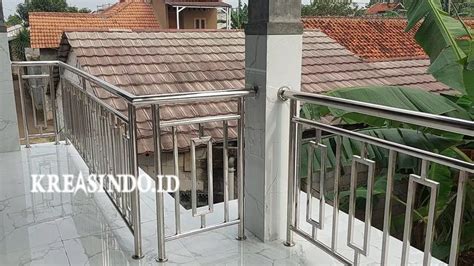 Railing Balkon Stainless Keren Ini Terpasang Di Rumah Bpk Hendy Di