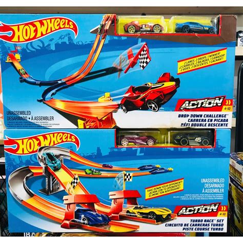SALE XẢ KHO GIẢM ĐẾN 30 Hot Wheels Action 4 10 Mega Rally Set Shopee Việt Nam