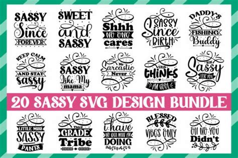 Sassy Svg Bundle Graphic By Gatewaydesign · Creative Fabrica