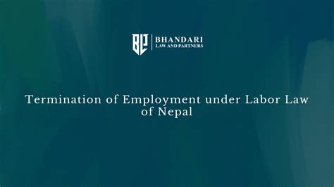 Termination Of Employment Under Labor Law Of Nepal