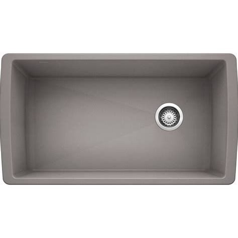 Blanco Diamond Silgranit Super Single Undermount Kitchen Sink ...