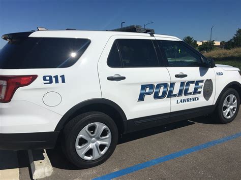 Lawrence man arrested after allegedly striking police vehicle, leading