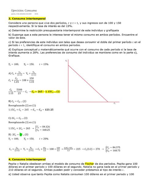 Ejercicios De Consumo Ejercicio S Consum O Jueves De