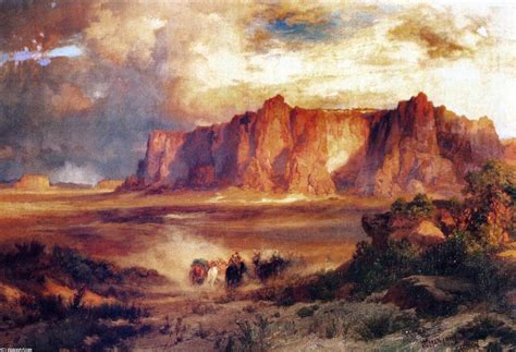 Paintings Reproductions Acoma By Thomas Moran 1837 1926 United