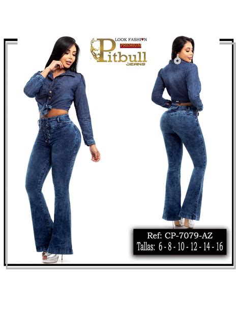 Conjunto Levanta Cola Pitbull 7079 Kprichos Moda Latina